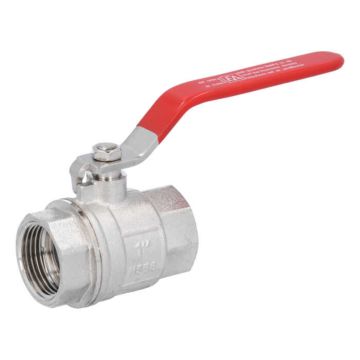 Ball valve 1 "PN30, brass / PTFE-NBR, Female, full bore