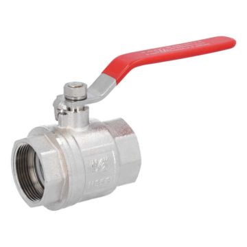 Ball valve 11/2 ", PN30, brass / PTFE-NBR, Female, full bore