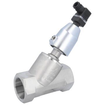 Pressure actuated valve, G2 ", SK50-brass, ES1, to stainless steel / PTFE, calm with medium
