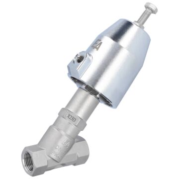 Pressure actuated valve, G1 / 2 ", SK50-brass, HB to stainless steel / PTFE, calm with medium