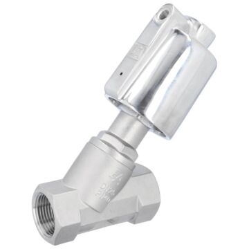 Druckgesteuertes Ventil, G1", SK50-Ed., AX Edelstahl/PTFE, Ruhe auf, gegen Medium