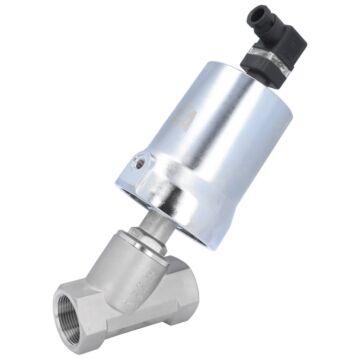 Pressure actuated valve, G11 / 4 ", SK80-brass, ES Stainless steel / PTFE, acting against medium