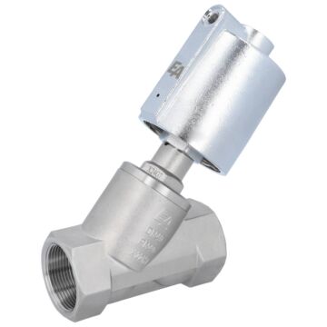 Pressure actuated valve, G11 / 2 ", SK63-brass Stainless steel / PTFE Normally open against mediu