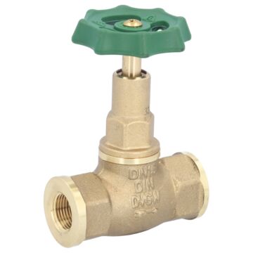 Globe Valve 3/8 ", PN10, DIN3512 Brass / NBR-EPDM
