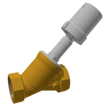 Pressure actuated valve, G3 ", SK80-brass, Brass / PTFE, to rest against Medium