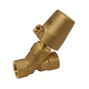 Pressure actuated valve, G1 / 2 ", SK50-brass, AX, brass / PTFE NBR, to rest with medium