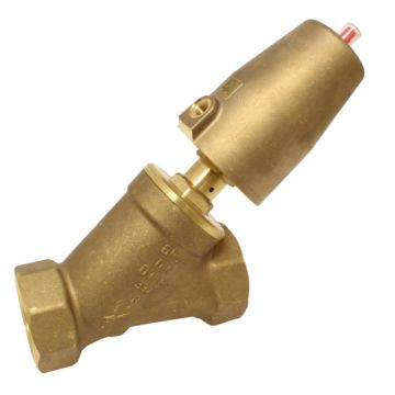 Pressure actuated valve, G11 / 4 ", SK63-brass, OS, brass / PTFE NBR, to rest with medium