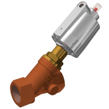 Pressure actuated valve, G1 / 2 ", SK50-brass, OS, Rotguß / PTFE, to rest against Medium