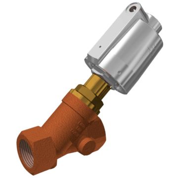 Pressure actuated valve, G1 / 2 ", SK50-brass, Rotguß / PTFE, to rest against Medium