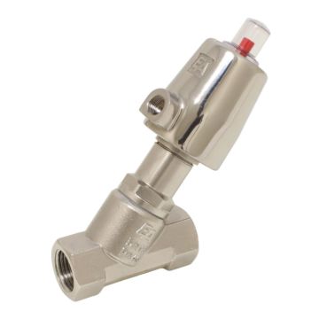 Pressure actuated valve, G1 / 2 ", SK32-brass, OS, to stainless steel / PTFE, calm with medium