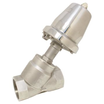 Pressure actuated valve, G21 / 2 ", SK125-Alu., OS, Stainless steel / PTFE, acting against medium