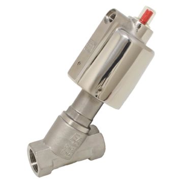 Pressure actuated valve, G1/2", SK50-brass, AX-OS, Stainless steel/PTFE, normally open against media