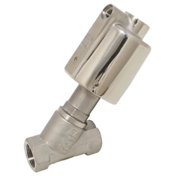 Pressure actuated valve, G1/2", SK50-brass, AX, Stainless steel/PTFE, normally open against media