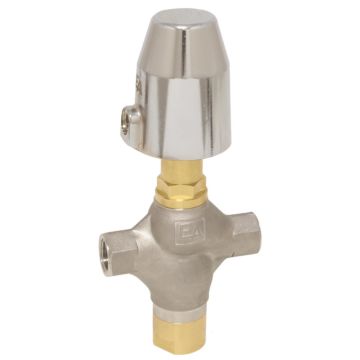 3/2-pressure-controlled valve, G11 / 2 ", SK80-bra, Stainless steel / PTFE, mixing function