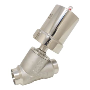 Pressure actuated valve, DN65, SK80-brass, OS, Stainless steel / PTFE Normally open against mediu