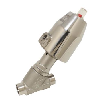 Pressure actuated valve, DN20, SK50-stainless stee, Stainless steel / PTFE, acting against medium