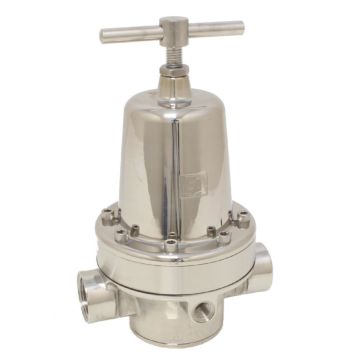 Pressure Reducer G1 / 4 ", stainless steel / FKM, Inlet pressure: max.8bar, outlet pressure: 0.2-3ba