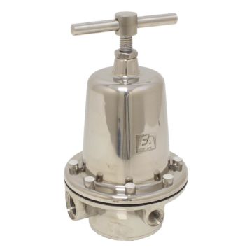 Pressure Reducer G1 / 4 ", stainless steel / FKM, Inlet pressure: max.8bar, outlet pressure: 0.2-3ba