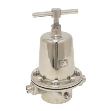 Pressure Reducer DN10, stainless steel / FKM, Inlet pressure: max. 8 bar, output pressure: 0.2-3