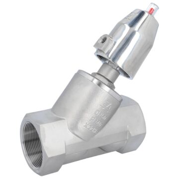 Druckgesteuertes Ventil, G2", SK50-Ed., OS Edelstahl/PTFE, Ruhe zu, mit Medium