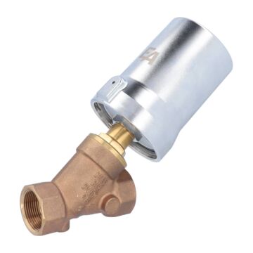 Pressure actuated valve, G11 / 4 ", SK80-brass, Rotguß / PTFE, to rest against Medium