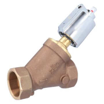 Pressure actuated valve, G2 ", SK50-brass, OS, Rotguß / PTFE, to rest against Medium