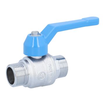 Ball valve 3/4 ", PN40, brass / PTFE FKM, External threads, full bore