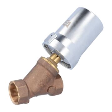Pressure actuated valve, G11 / 2 ", SK80-brass, Rotguß / PTFE, to rest against Medium