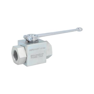 Block ball valve 1 ", PN315, Steel / polyamide NBR / steel-plated