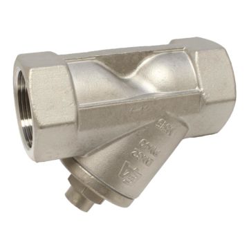 Schmutzfänger 1/2", PN40 Edelstahl 1.4408, Einfachsieb 0.5mm