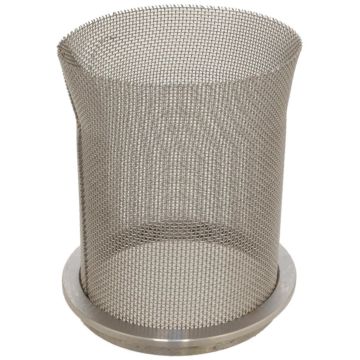 Screen-EA - 1/2", mesh=0.50mm, w. support ring, Ø14.7 x Ø10.5 x 21.3, st.steel