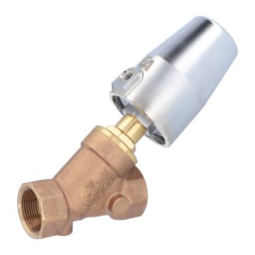 Pressure actuated valve, G11 / 4 ", SK63-brass, Rotguß / PTFE, to rest with medium