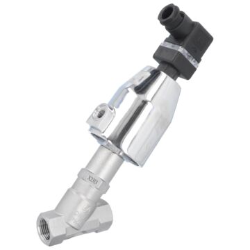 Pressure actuated valve, G1 / 2 ", SK50-stainless Stainless steel / PTFE, acting against medium