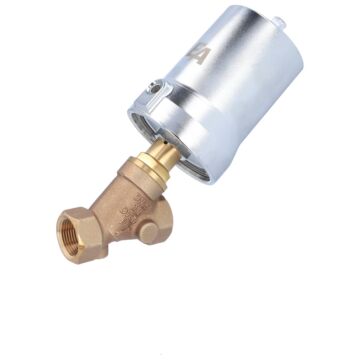 Druckgesteuertes Ventil, G1", SK80-Ms., OS Rotguß/PTFE, Ruhe zu, gegen Medium