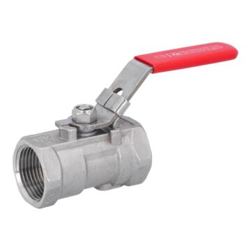 Kugelhahn, PN63, Edelstahl/PTFE Einteilig, Innengewinde