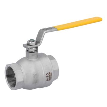 Ball Valve DIN-DVGW 11.2 "stainless steel/PTFE-FKM, for gases according to DVGW work PN1-5