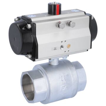 Ball valve KA 3 ", with drive OE95, Brass / PTFE FKM, spring return