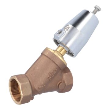Pressure actuated valve, G2 ", SK63-brass, HB, Rotguß / PTFE, to rest with medium