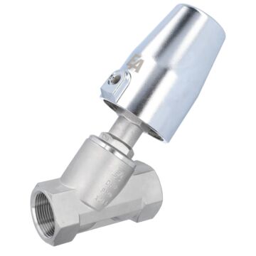 Druckgesteuertes Ventil, G11/4", SK63-Ms. Edelstahl/PTFE, Ruhe zu, mit Medium
