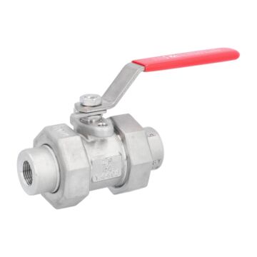 Kugelhahn 3/8", PN200, 1.4408/PTFE 5-teilig, Innengew. voller Durchgang