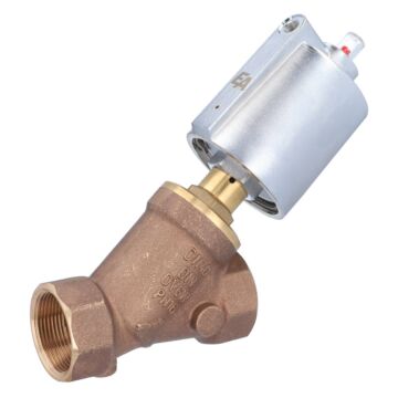 Druckgesteuertes Ventil, G11/2", SK63-Ms., OS Rotguß/PTFE, Ruhe auf, gegen Medium