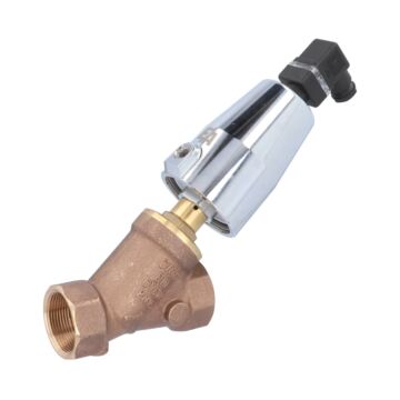 Pressure actuated valve, G11 / 2 ", SK63-brass, ES, Rotguß / PTFE, to rest against Medium