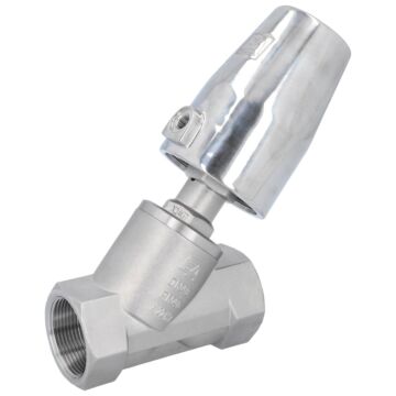 Pressure actuated valve, G11 / 2 ", SK63-stainless, Stainless steel / PTFE, acting against medium