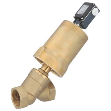 Pressure actuated valve, G11 / 2 ", SK80-brass, ES, brass / PTFE NBR, Normally open against Medium
