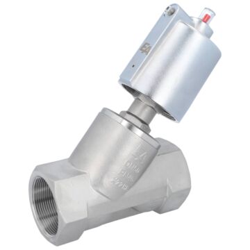 Druckgesteuertes Ventil, G2", SK63-Ms., OS Edelstahl/PTFE, Ruhe auf, gegen Medium