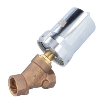 Druckgesteuertes Ventil, G11/4", SK80-Ms., OS Rotguß/PTFE, Ruhe auf, gegen Medium