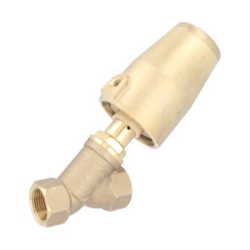 Pressure actuated valve, G3 / 4 ", SK63-brass, brass / PTFE NBR, acting against medium