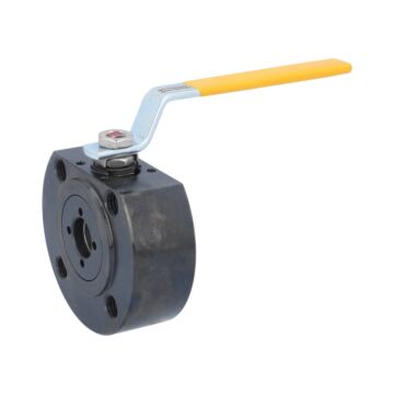 Kompakt-Kugelhahn DIN-DVGW, DN20, PN16 Stahl/PTFE-FKM/NBR/Edelstahl, DIN-DVGW für Gas