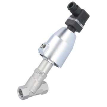 Pressure actuated valve, G1 / 2 ", SK50-brass, ES1 Stainless steel / PTFE, acting against medium