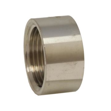 Half socket 1/8" (DIN2999), stainless steel 1.4408, machined